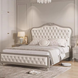 Ensemble de meubles de chambre à coucher de luxe moderne haut de gamme, <span class=keywords><strong>lit</strong></span> double standard non pliable avec dossier, Guansong H625 Luxueux - Product Image 4