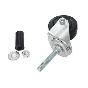 Werkseitig 2-Zoll-Lenkrolle mit Doppel bremse liefern Pu Castor Mid Heavy Duty <span class=keywords><strong>Caster</strong></span> 100-500kg für Wagen - Product Image 5