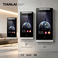 Tuya 5 8 10 inç görüntülü interkom kapı telefonu yüz tanıma IP65 su geçirmez erişim kontrol paneli Villa kapısı için akıllı kullanım