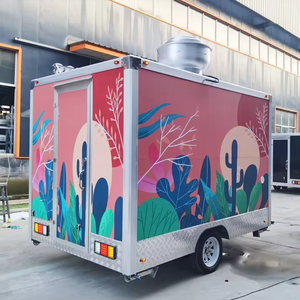 Camion de restauration et remorque pour hamburgers, restaurant mobile personnalisé, caravane |   Équipement de restauration de qualité commerciale Remorque alimentaire mobile - Product Image 5