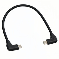 Câble de synchronisation de données USB 3.2 mâle-femelle de type C à angle gauche/droit en fibre optique coaxiale personnalisé de haute qualité, PVC, haute vitesse de transfert