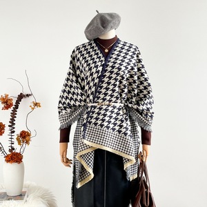 Manteau d'hiver <span class=keywords><strong>de</strong></span> marque, cape, châle, écharpe, effet cachemire, doux, pour femmes, ouvert sur le devant, <span class=keywords><strong>poncho</strong></span>, cape, châle, luxe - Product Image 1