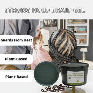 Pommade capillaire professionnelle Neatbraid aux herbes, contrôle des frisottis, fixation des bords, pour cheveux bouclés, protection thermique, végétalienne, hypoallergénique - Product Image 2
