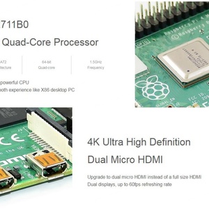 Raspberry Pi 4 Modelo B 1GB 2GB 4GB 8GB RAM, Completamente Actualizado, PI4B-8GB - Product Image 5