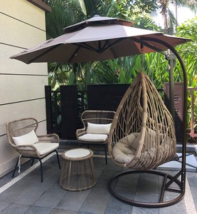 Hot PE Rattan in vimini due posti appeso sedia Casual altalena per camera da letto scuola parco <span class=keywords><strong>cucina</strong></span> Villa laboratorio cortile - Product Image 6