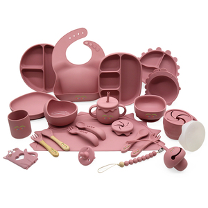 Juego de platos de silicona para bebé, set de platos de alimentación de elefante, dinosaurio, comer, arcoíris, succión dividida, sin BPA, nuevo diseño, <span class=keywords><strong>2022</strong></span>, Nube para niños, <span class=keywords><strong>2022</strong></span> - Product Image 2