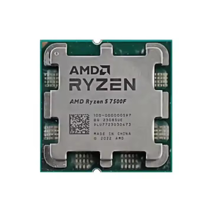AMD Ryzen 5 7500F CPU 美品 Amd Ryzen 5 7500F AM5 3.7 GHz 32 MB 65 W Tray+Fan (Kutusuz