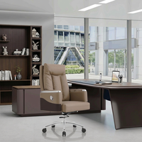 Chaise de bureau moderne pour manager, chaise de patron ergonomique pivotante, chaise de bureau confortable, mobilier de bureau pour salle de conférence
