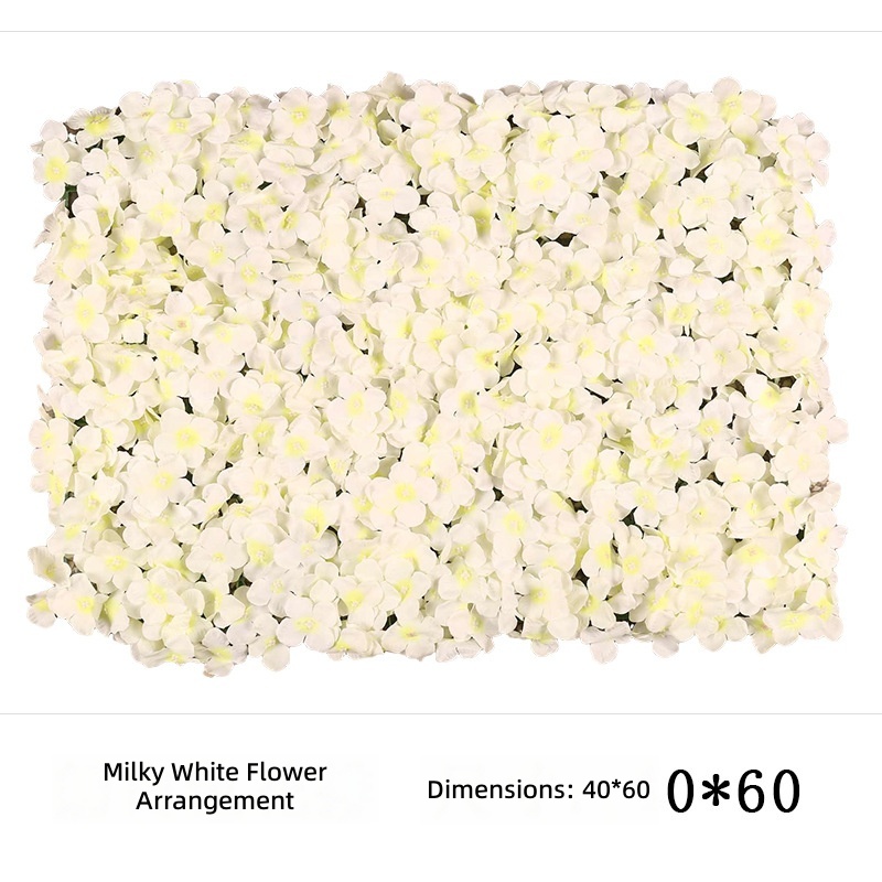 Composition florale blanc laiteux