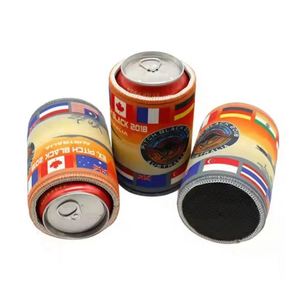 Supports de canettes isothermes en néoprène imprimés par sublimation personnalisés avec base – Cadeaux de fête - Product Image 2