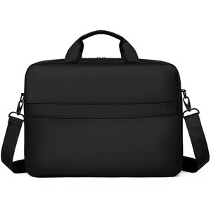 Sacoche pour ordinateur portable 15,6 pouces en tissu Oxford antichoc avec fermeture éclair, sac à bandoulière imperméable, sac pour ordinateur portable pour les voyages d'affaires, l'école et l'usage quotidien. - Product Image 5