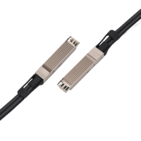 Cable Eléctrico Activo InfiniBand NDR con Conector OSFP de 800G con Aletas