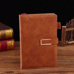 Wholesale Customized Metal Buckle Pu Leather Notebook Diary Notebook Customizable Pu Leather <b>A5</b> Notebook - Product Image 4