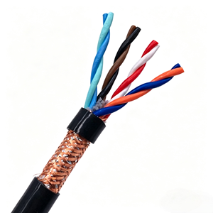 Cable blindado de par trenzado WDZN-RVSP-2*0.75/1.0 de baja interferencia y bajo humo, dedicado para salas de máquinas en construcciones de corriente débil - Product Image 6