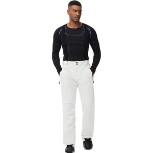 Pantalones de nieve con aislamiento para hombre FOXA, pantalones de esquí impermeables con cremallera en las piernas y bolsillos con cremallera para senderismo en invierno y actividades al aire libre. - Product Image 6