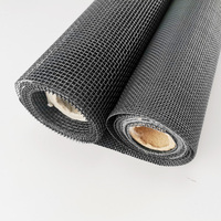 Moustiquaire anti-animaux pour fenêtre, moustiquaire pour animaux de compagnie, polyester enduit de PVC noir