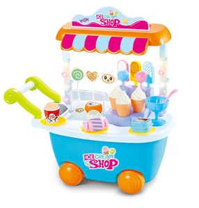Jouets de cuisine en plastique pour enfants, chariot <span class=keywords><strong>à</strong></span> glaces, <span class=keywords><strong>à</strong></span> <span class=keywords><strong>vendre</strong></span> - Product Image 4