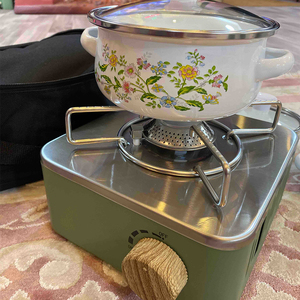 Estufa de Gas Portátil Mini Cassette Sin Encendedor para Acampar al Aire Libre, Cocinar y Hervir <span class=keywords><strong>Agua</strong></span> en la Naturaleza - Product Image 2