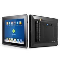 PC industriel tout-en-un avec écran tactile capacitif de 10,1 pouces, style encastré, Android RK3568 A64 RK3288 RK3399 RK3588, cadre de 3 mm