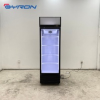 Réfrigérateur commercial vertical grande capacité avec porte vitrée pour boissons, équipement de réfrigération, congélateur de supermarché