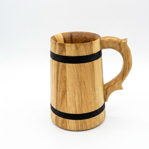 High Quality Custom Natural Wooden Beer <b>Mug</b> Factory Direct Classic Design Dishwasher & Microwave Safe Gift <b>Box</b> Packaging - Product Image 1