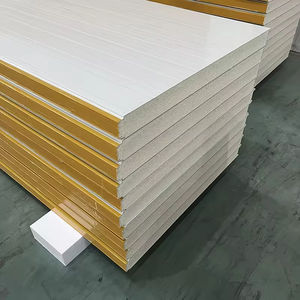 Panneau sandwich <span class=keywords><strong>en</strong></span> polyuréthane pour toiture, mur, chambre froide, moderne, 2200 mm, panneaux extérieurs <span class=keywords><strong>en</strong></span> briques 3D, aluminium, résistant au feu et à l'eau - Product Image 6