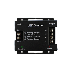 Factory Sales 6A 216W DC12V-24V Brightness Adjustable RF Touch Remote Single Color <strong>Dimmer</strong> Controller