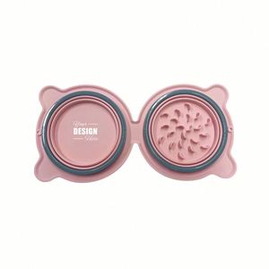 Comedero Lento Portátil para Perros - Tazón Plegable de Silicona de Grado Alimenticio para una Alimentación Personalizada de Mascotas - Product Image 1