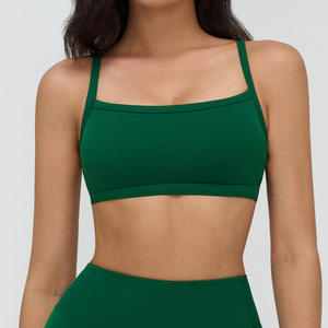 Reggiseno Sportivo da Donna con Collo Quadrato in Spandex, Doppie Spalline Regolabili, Ultimo Modello di Moda Femminile, Nuovo Design Elegante - Product Image 4