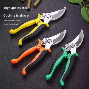 Ciseaux horticole multifonctionnels en acier inoxydable, forme bec d'oiseau, pour la taille des branches et la cueillette des fruits, avec fonction d'économie d'effort - Product Image 1