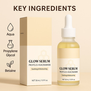 Marque privée Sérum Éclat <span class=keywords><strong>Propolis</strong></span> + Niacinamide Sérum Éclat contre les Taches Soin du Visage Hydratant aux Vitamines C Sérum Visage - Product Image 5