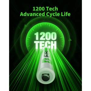 For EBL Precharged Ni-MH <b>AA</b> Rechargeable <b>Batteries</b> Pack of 8 2800mAh High Capacity with 1.2V Nominal Voltage Metal Housing - Product Image 6
