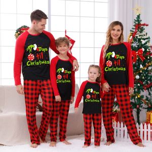 Joyeux Noël <span class=keywords><strong>Nouvel</strong></span> <span class=keywords><strong>An</strong></span> Vêtements Maman Fille Papa Fils Bébé Tenues Assorties 2 PCS Costume Famille Pyjamas Coton Homewear - Product Image 3