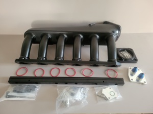 <strong>Performance</strong> <strong>Parts</strong> M104 Intake Manifold Kit for Mercedes-Benz M104.99x M104.94x Engines 2.8L 3.2L L6 AMG 3.6L Black / Silver - Product Image 2