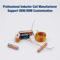 Bobine d'inductance à noyau d'air en fil de cuivre émaillé micro-miniature OEM personnalisée pour écouteurs, aides auditives et équipements médicaux