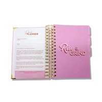 Cuaderno de tapa dura personalizado motivación Cuidado Personal manifestación diario inspirar planificador semanal