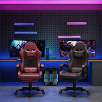 Chaise de jeu promotionnelle OEM, chaise de bureau ergonomique en cuir PU pour le jeu sur ordinateur et le travail