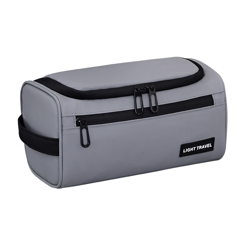 New Arrival Custom LOGO 900D Polyester Film Toiletry Bags Portable Travel Makeup Bag Cosmetic Storage Bag for Men's Trip