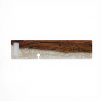 Dalle de résine de baignoire en bois massif moderne de luxe plateau époxy transparent personnalisé excellent prix pour l'hôtel ou la ferme