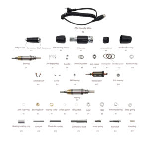 Pieza de Mano Dental de Pulido con Cabezal Artificial de 204 102L Dientes, 2086 S, 35000 rpm, Potente - Product Image 2