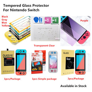 SYY-<span class=keywords><strong>Protector</strong></span> de pantalla para <span class=keywords><strong>Nintendo</strong></span> <span class=keywords><strong>Switch</strong></span>, película de vidrio templado HD transparente, antiarañazos - Product Image 6