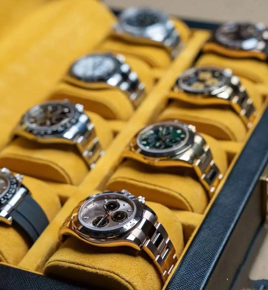 깨끗한 공장 VS 공장 1.1 중복 롤렉스 시계 상자 최고 브랜드 자동 기계식 크로노그래프 시계