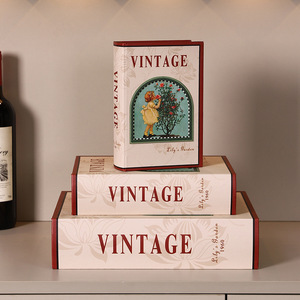 Suo Jun Vintage Decorative Storage <b>Box</b> Wooden Handicraft Home Office Decoration Jewelry <b>Box</b> <b>Gift</b> - Product Image 1