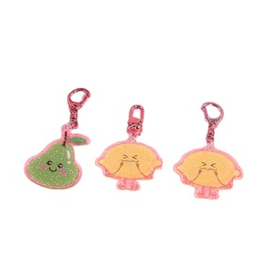 Cartoon animation keychain transparent double-sided acrylic pendant custom logo