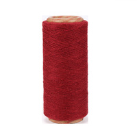 Wine Red Eco-Friendly Recycled Polyester Cotton Blended Melange Yarn Ne 8s-14s OE Open End Yarn for Knitting & Weaving