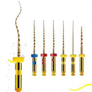 Набор из 6 термоактивируемых файлов для корневых каналов 19/21/25 мм, инструменты для стоматологов, гибкие, для подготовки к лечению корневых каналов - Product Image 1