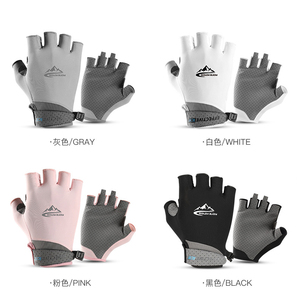 Superbsail HOT Cyclisme Anti-slip Anti-sueur Hommes Femmes Demi Doigt <span class=keywords><strong>Gants</strong></span> Respirant Anti-choc <span class=keywords><strong>Gants</strong></span> De Sport Vélo Vélo Gant - Product Image 2