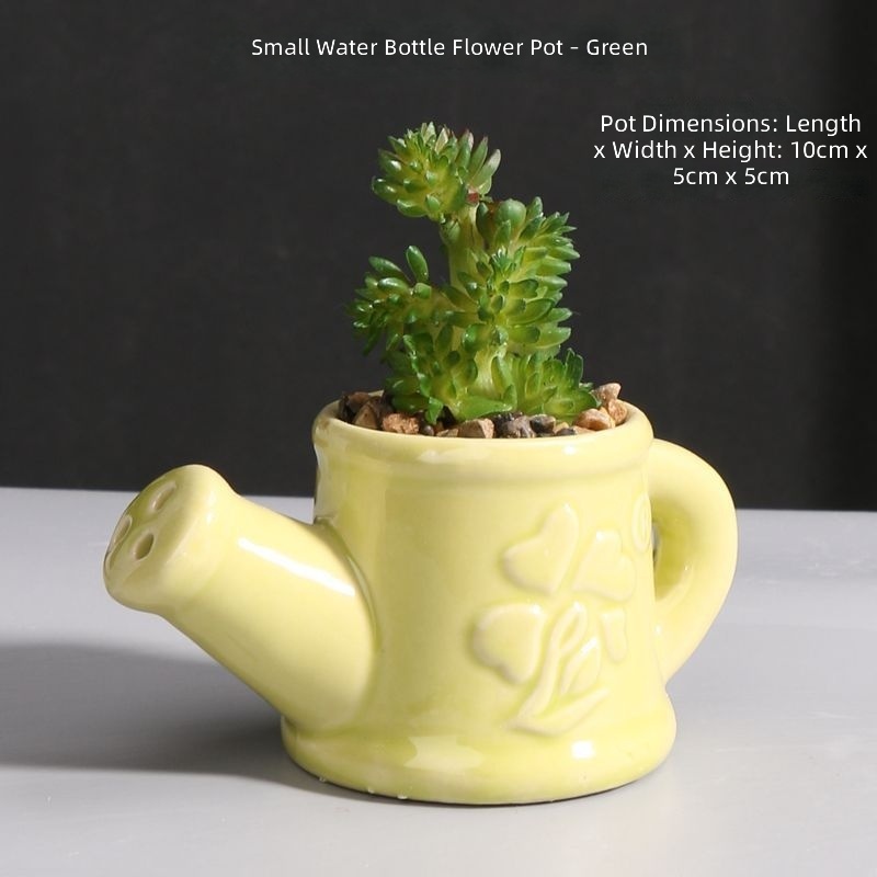 Piccolo annaffiatoio per vaso di fiori - verde