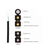 Câble à fibres optiques extérieur NX CORE 1 2 4 6 12 fibres LZSH Câble de branchement FTTH pour la communication