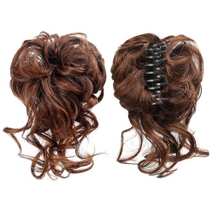 <span class=keywords><strong>Chignon</strong></span> désordonné - Extensions de <span class=keywords><strong>chignon</strong></span> synthétiques ondulées et bouclées <span class=keywords><strong>élastique</strong></span>s pour femmes et filles - Product Image 5